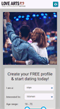 Mobile Screenshot of lovearts.com